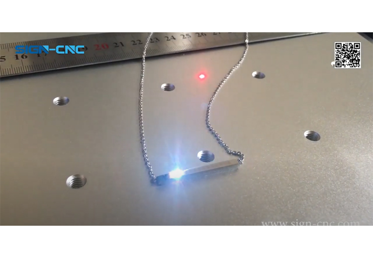 SIGN CNC Fiber laser marking machine for jewelry engraving
